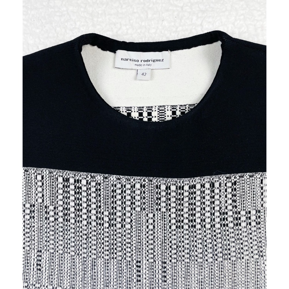 NARCISO RODRIGUEZ • Sleeveless Geometric Tweed Dress, 6 - Picture 11 of 16